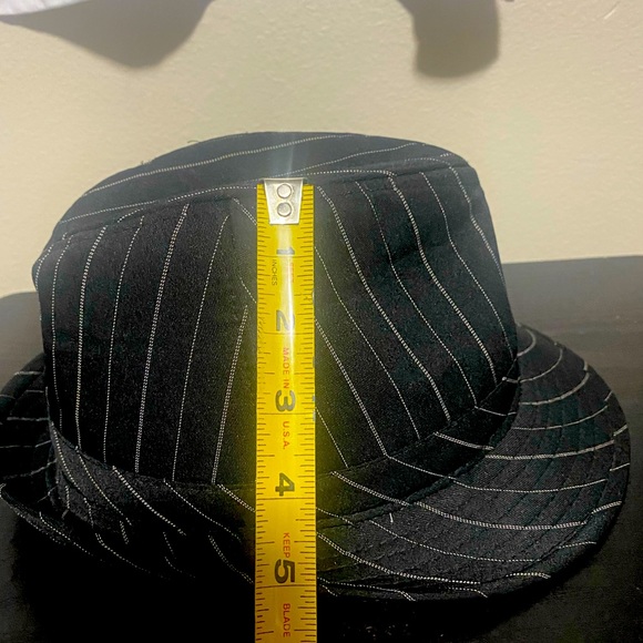 🎉HP🎉💰2/$10 Fedora / classic/ black with pinstripe/ OS kids - Picture 8 of 8